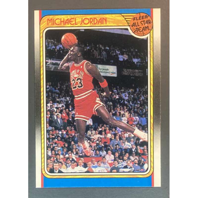 MICHAEL JORDAN 1988-89 Fleer all-star team - 120