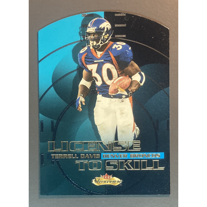 TERRELL DAVIS 2000 Fleer Showcase License to Skill - 5