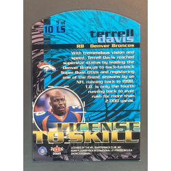 TERRELL DAVIS 2000 Fleer Showcase License to Skill - 5