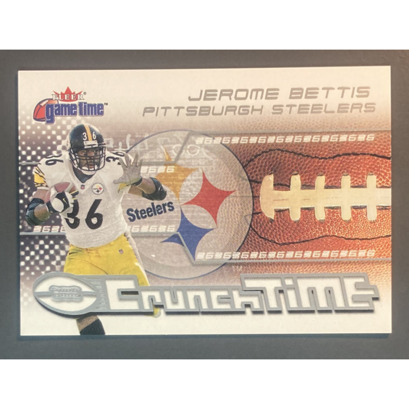 JEROME BETTIS 2001 Fleer Game Time Crunch Time - 14