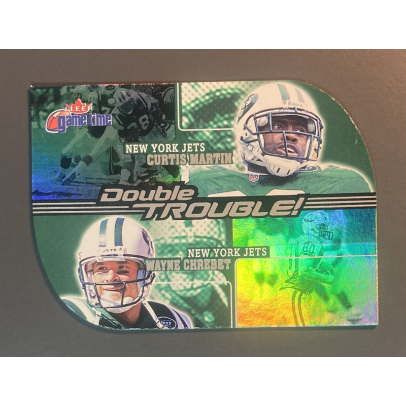 MARTIN / CHREBET 2001 Fleer Game Time Double Trouble - 12