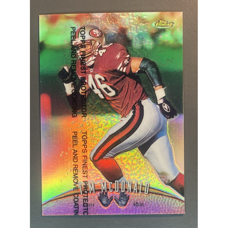 TIM McDONALD 1998 Topps Finest Refractors - 196