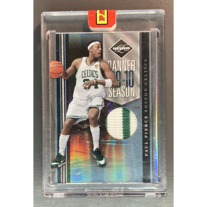 PAUL PIERCE 2010-11 Limited Banner Season Platinum Spotlight JERSEY 1/1