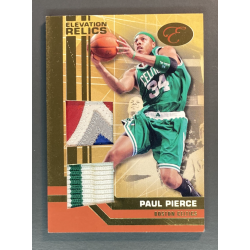 PAUL PIERCE 2007-08 Bowman Elevation Relics Patches Dual Red 4/4