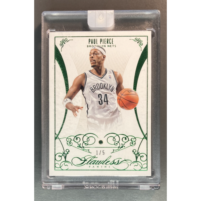 PAUL PIERCE 2013-14 Panini Flawless Basketball emerald 1/5