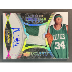 J.R GIDDENS 2008-09 Exquisite Collection Limited Throwback Logo Autograph 17/25