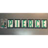 PAUL PIERCE 2007-08 Topps Letterman Nameplate Booklet Autograph 19/19