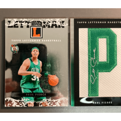 PAUL PIERCE 2007-08 Topps Letterman Nameplate Booklet Autograph 19/19