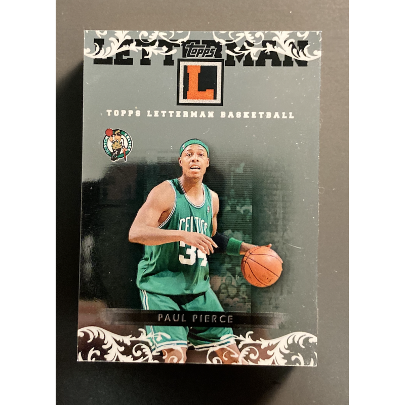 2007-08 PAUL PIERCE Topps Letterman Booklet Autographs Xfractors PP 2/3