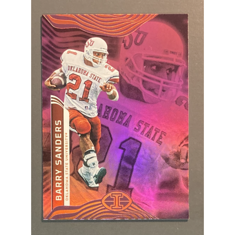 BARRY SANDERS 2023 PANINI CHRONICLES ILLUSIONS PINK - 3