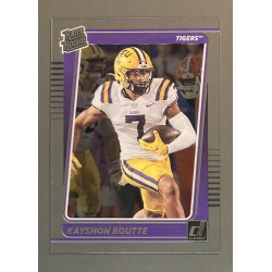 KAYSHON BOUTTE 2023 PANINI CHRONICLES CLEARLY DONRUSS DRAFT PICKS RATED ROOKIE- 49