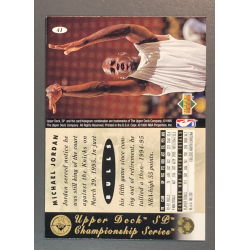 MICHAEL JORDAN 1994-95 Upper deck SP Championship series he's back - 41