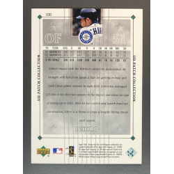cartes MLB ICHIRO SUZUKI 2003 UD Patch Collection - 100