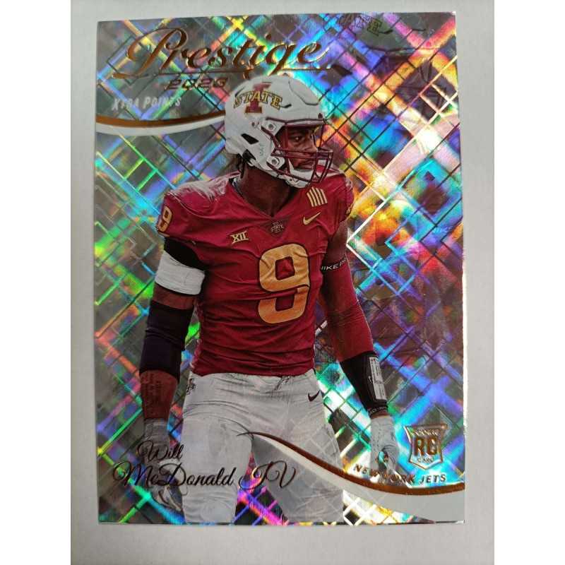 WILL MC DONALD IV 2023 PANINI PRESTIGE XTRA POINTS DIAMANT RC