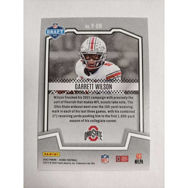 GARRETT WILSON 2022 PANINI SCORE PROTENTIAL RC