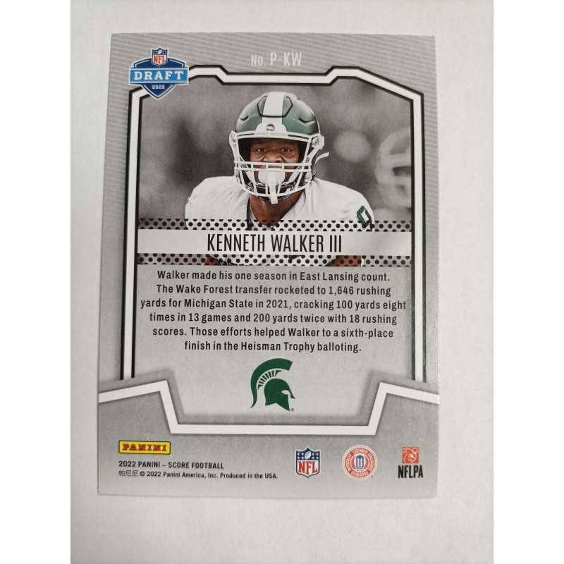 KENNETH WALKER III 2022 PANINI SCORE PROTENTIAL RC