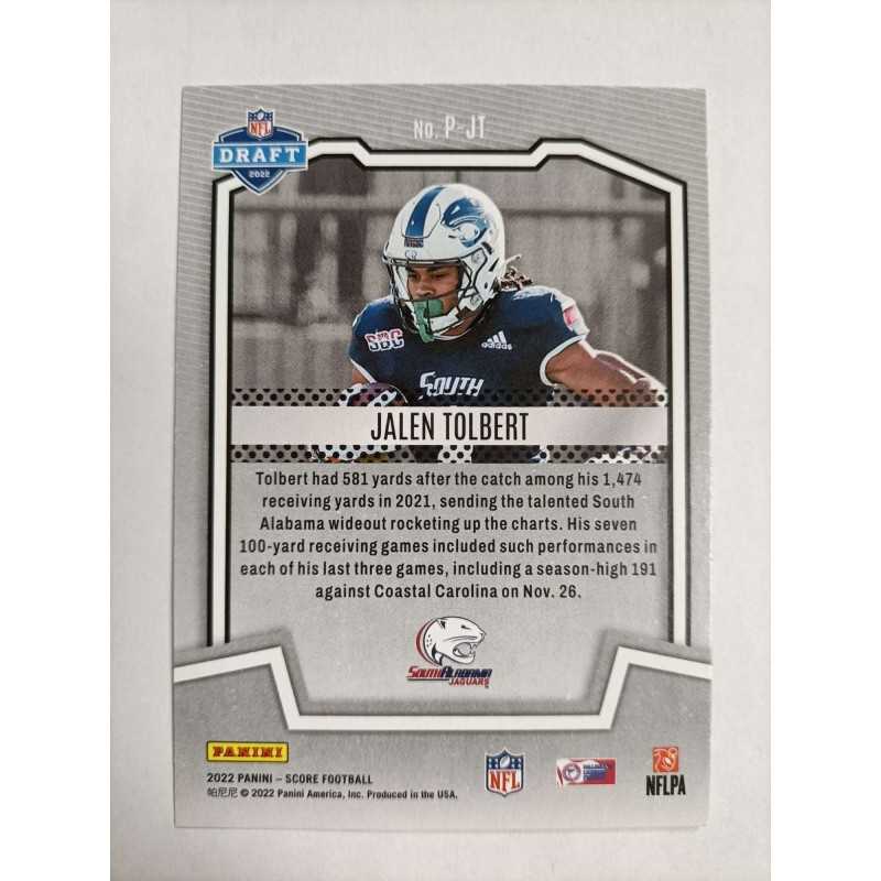 JALEN TOLBERT 2022 PANINI SCORE PROTENTIAL RC