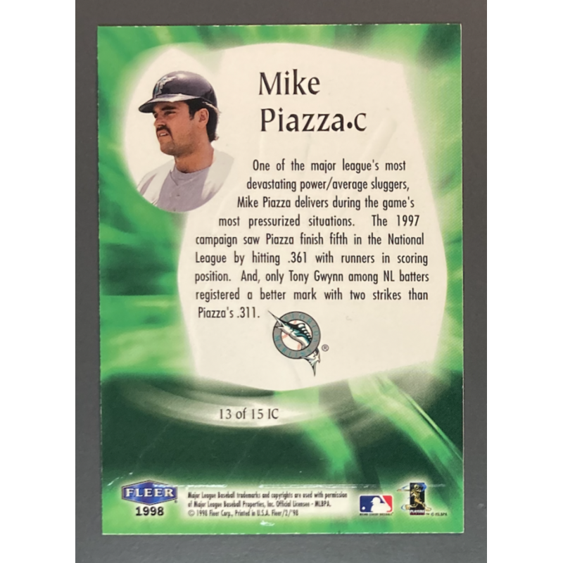 MIKE PIAZZA 1998 Fleer Tradition In The Clutch - IC13