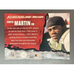 CURTIS MARTIN 2002 PACIFIC ADRENALINE ADRENALINE RUSH