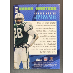 CURTIS MARTIN 2002 TOPPS HOBBY MASTERS