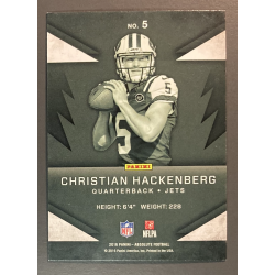 CHRISTIAN HACKENBERG 2016 PANINI ABSOLUTE ROOKIE ROUNDUP