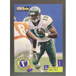 KEYSHAWN JOHNSON 1996 UPPER DECK COLLECTOR'S CHOICE ROOKIE COLLECTION
