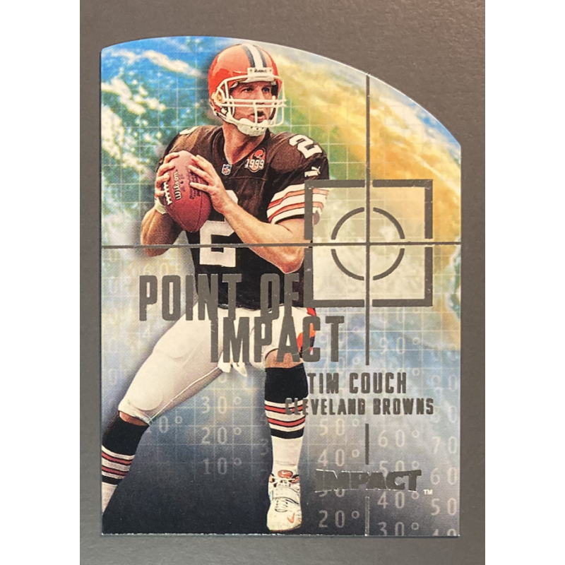 TIM COUCH 2000 SKYBOX IMPACT POINT OF IMPACT DIE-CUT