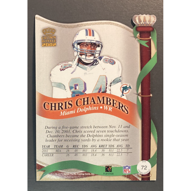 CHRIS CHAMBERS 2002 PACIFIC CROWN ROYALE - 72