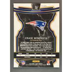 CHASE WINOVICH 2019 PANINI SELECT CONCOURSE PRIZM ROOKIE