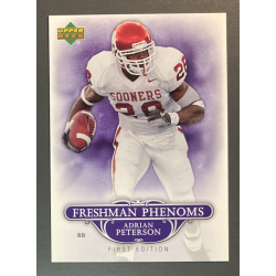ADRIAN PETERSON 2007 UPPER DECK FIRST EDITION FRESHMAN PHENOMS - FPAP