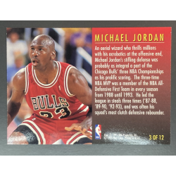 MICHAEL JORDAN 1995-96 Fleer Total D