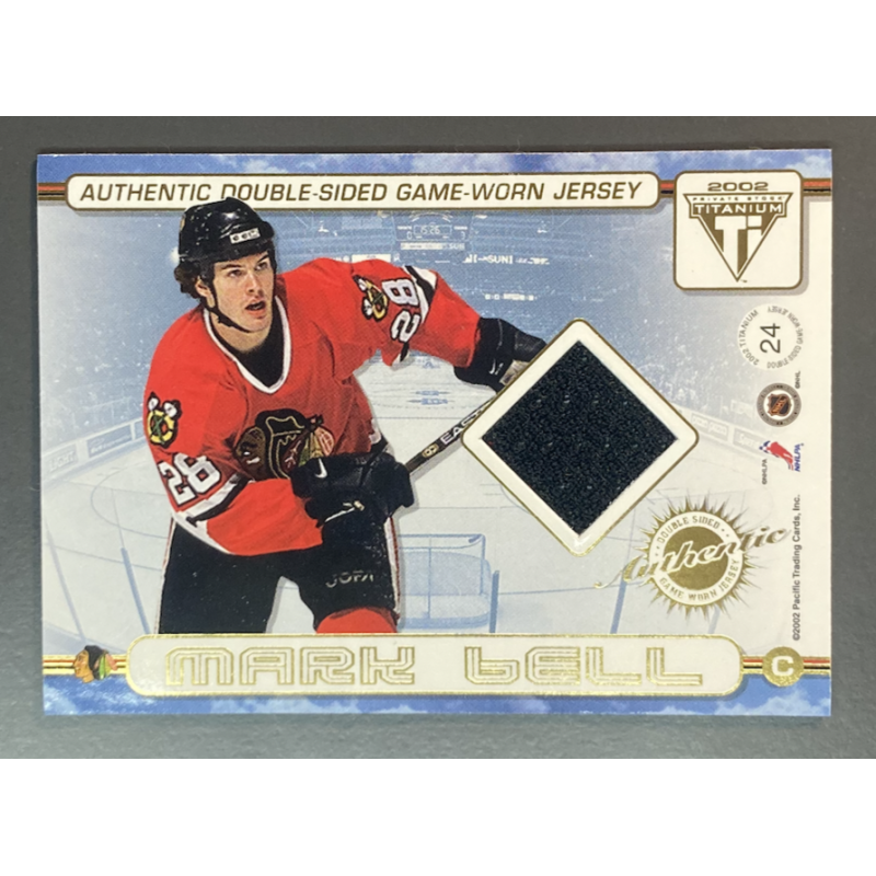 ERIC DAZE / MARK BELL 2001-02 Titanium Double-Sided Jersey - 24