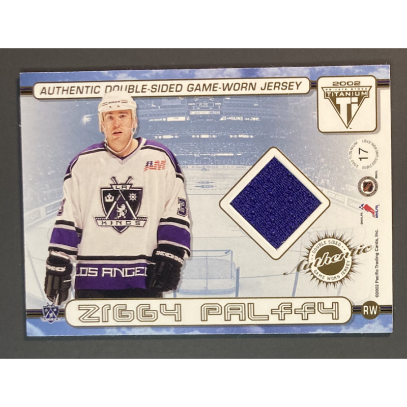 FELIX POTVIN / ZIGMUND PALFFY 2001-02 Titanium Double-Sided Jersey - 17