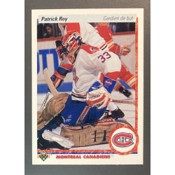 Patrick Roy 1990-91 Upper Deck French UER / feet and inches reversed - 153