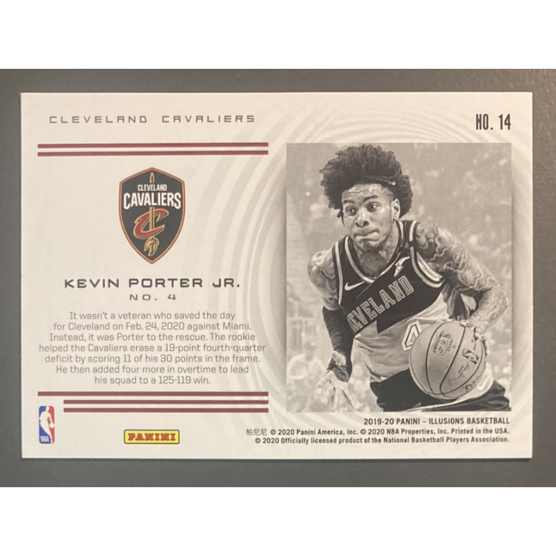 KEVIN PORTER JR 2019-20 Panini Illusions Instant Impact rookie - 14