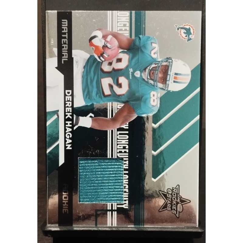 DERECK HAGAN 2006- LEAF ROOKIES & STARS JERSEY ROOKIE 053/100