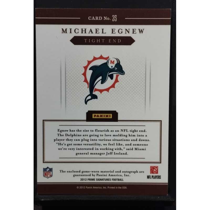 MICHAEL EGNEW 2012- PANINI PRIME SIGNATURES ROOKIE JERSEY AUTO 80/99