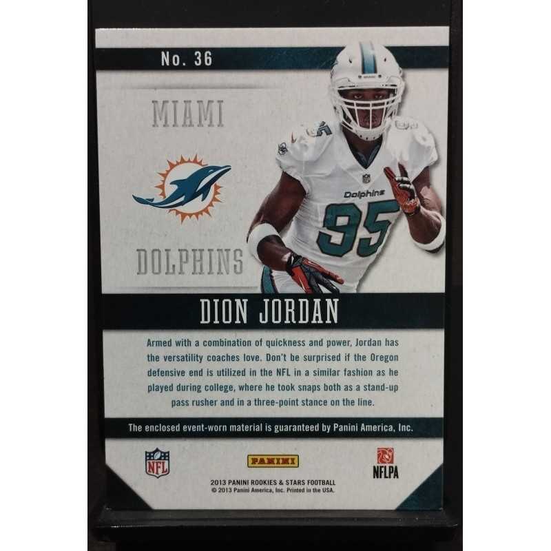 JORDAN DION 2013- PANINI ROOKIE JERSEY 36