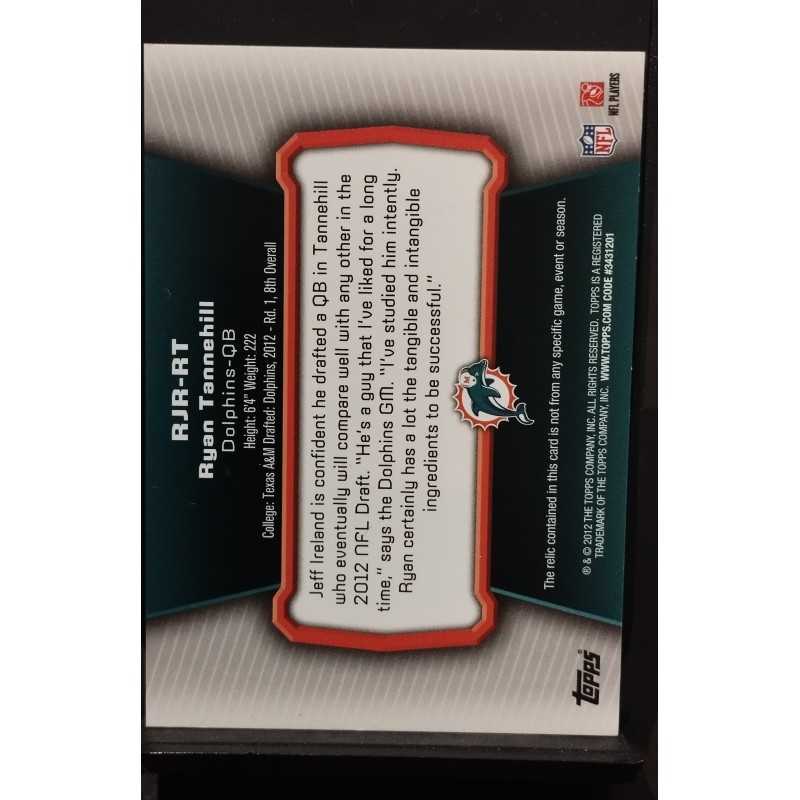 RYAN TANNEHIL 2012- TOPPS ROKKIE JERSEY