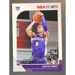 Carte NBA JUSTIN JAMES 2019-20 Panini Hoops Rookie - 244