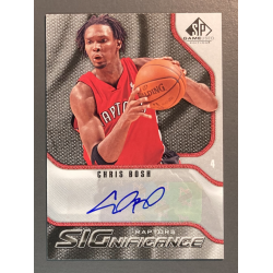 carte NBA CHRIS BOSH 2009-10 SP Game Used NBA SIGnificance Autograph