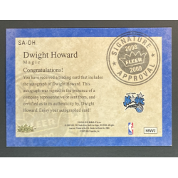 DWIGHT HOWARD 2008-09 Fleer NBA Signature Approval - SADH