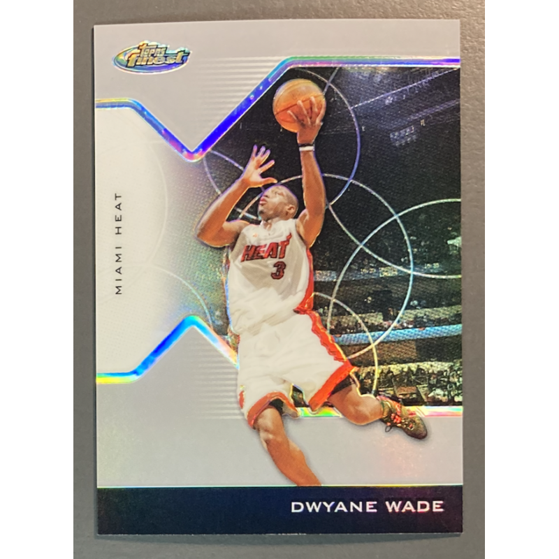 carte nba DWYANE WADE 2004-05 Topps Finest NBA Refractor 137/249