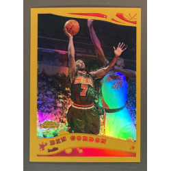 BEN GORDON 2005-06 Topps Chrome Gold Refractor 70/99