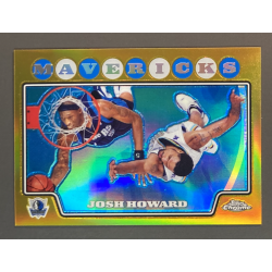 JOSH HOWARD 2008-09 Topps Chrome Gold Refractor 35/50