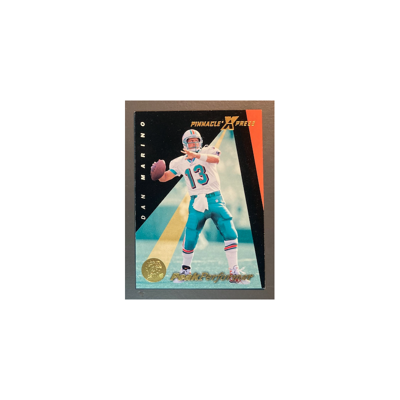NFL card Dan Marino 1997 Pinnacle xpress Peak performer - 144