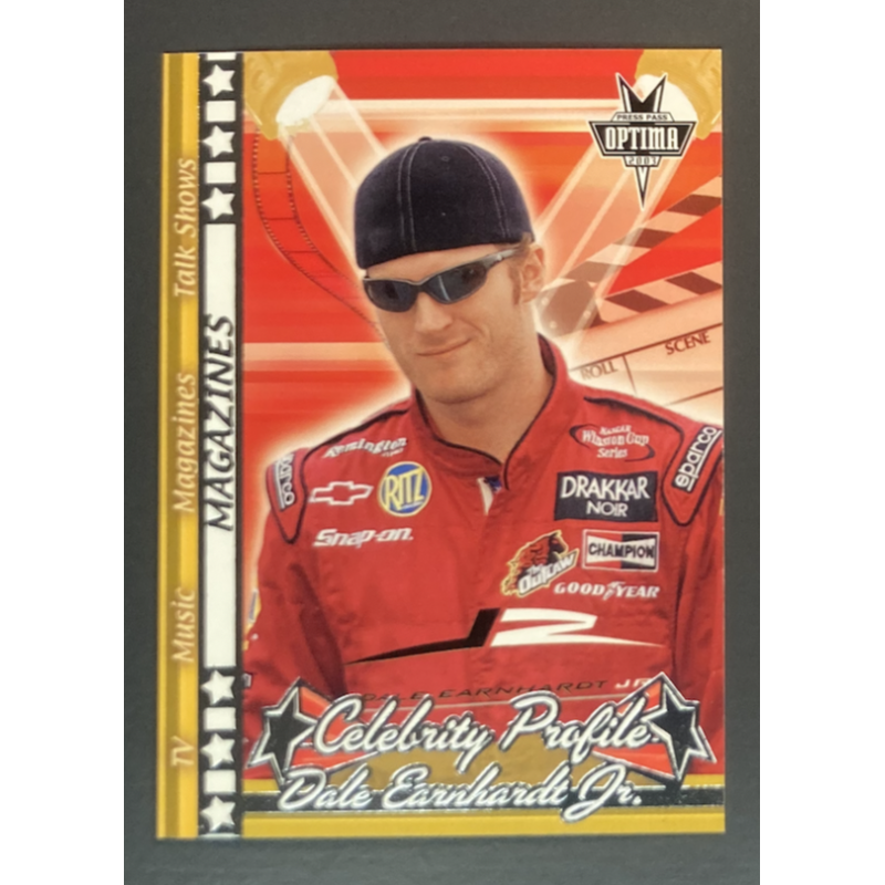 CARTE NASCAR DALE EARNHARDT Jr 2003 Press Pass Optima