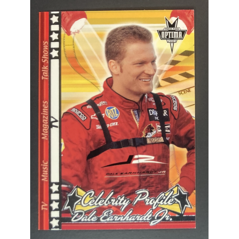 CARTE NASCAR DALE EARNHARDT Jr 2003 Press Pass Optima