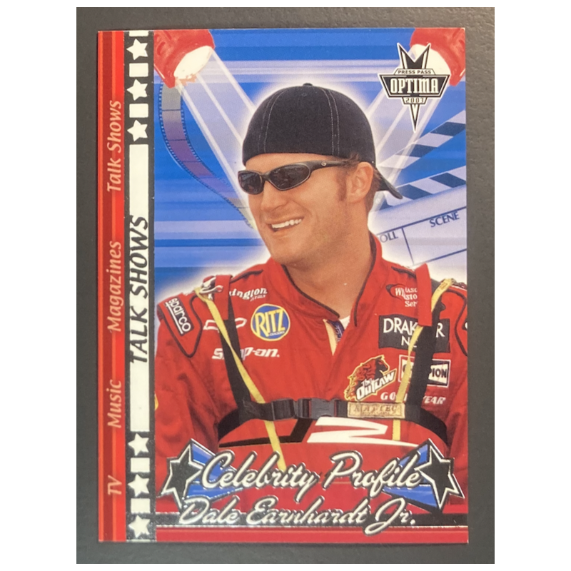 CARTE NASCAR DALE EARNHARDT Jr 2003 Press Pass Optima