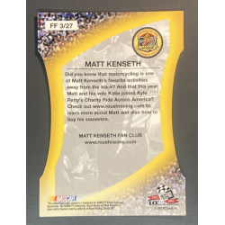 CARTE NASCAR MATT KENSETH 2003 Press Pass Optima Fan Favorite